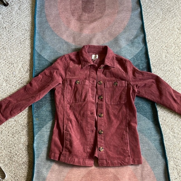 NWT St. John's Bay Corduroy Jacket in Rose Medium - Picture 6 of 11